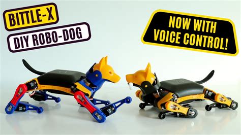 This DIY Robot Dog is Now VOICE CONTROLLED! Petoi Bittle X .